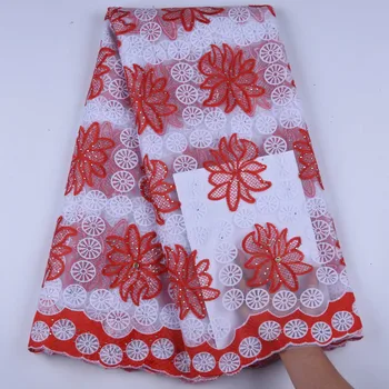 

Nigerian Lace Fabric 2019 High Quality Tulle African Lace With Stones For Wedding Dress African French Tulle Lace Fabric A1608