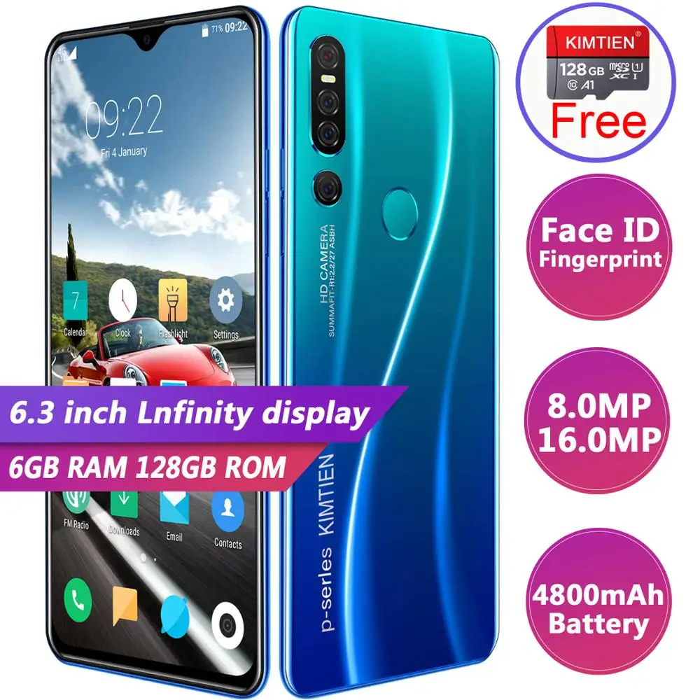 Smartphone p30pro Cellphones 6GB+128GB 10 core Android 9.1 Fingerprint