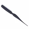 Brosses à cheveux noires pour Salon de coiffure Pro, peigne à ligne mince, outils de coiffure, Kit de bricolage, peignes professionnels en plastique ► Photo 2/6