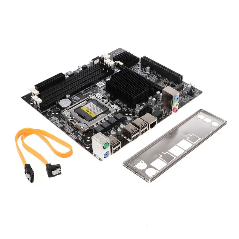 

X58 Desktop Motherboard LGA 1366 Pin DDR3 Computer Mainboard Motherboard for L/E5520 X5650 RECC