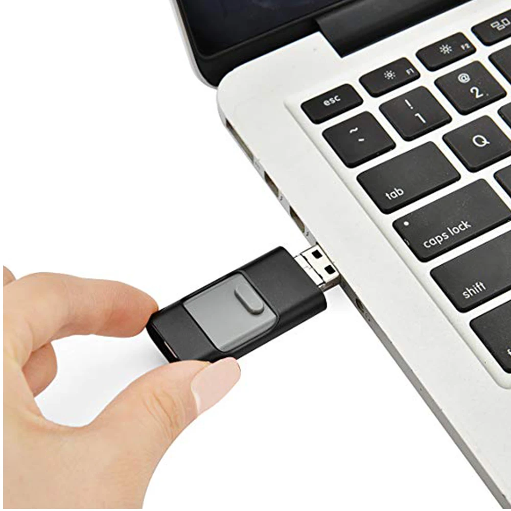 USB флэш-накопители, для iPhone USB Flash Drive, iPad Memory Stick, iOS внешних накопителей расширения для iOS Android ПК Ноутбуки-черный