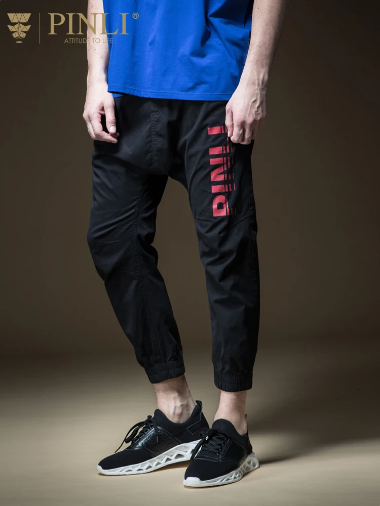 

2019 Skinny Pepe Men Pinli Spring New Men's Decorated Body Printed Small Foot 9 Minutes Trousers Leisure Pants Top B191217187