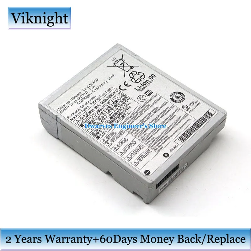 Original CF-VZSU66U Battery For Panasonic Toughbook CF-C1 CF-C1AT01GGE VZSU66 7.4V 43Wh 6Ah Original CF-VZSU66U Battery For Panasonic Toughbook CF-C1 CF-C1AT01GGE VZSU66 7.4V 43Wh 6Ah