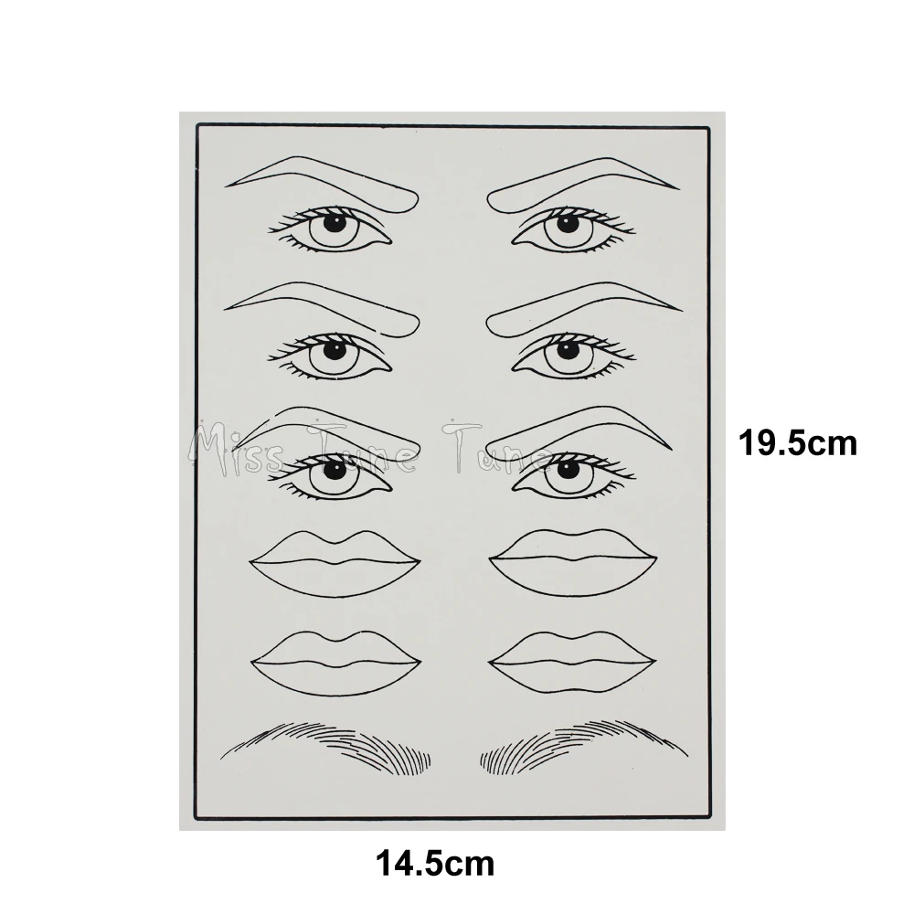 Labio tatuaje ceja delineador experiencia piel esculpir modelo de silicona coloración de la piel Microblading principiante maquillaje artista experiencia tatuaje experiencia piel tatuaje piel experiencia Aliexpress