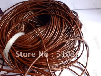 

3mm Brown Jewelry Round leather cord