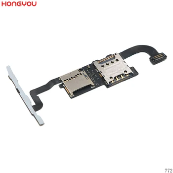 

For Huawei Honor 3 SD/TF Card & SIM Card Reader Holder Tray Slot Socket Power Button Switch & Volume Button On / Off Flex Cable