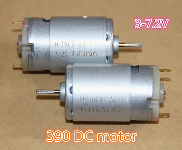 

Brand new 390 motor HC390 large torque 7.2V 4600r/min Micro DC motor HC390S-25114 new, in stock ~