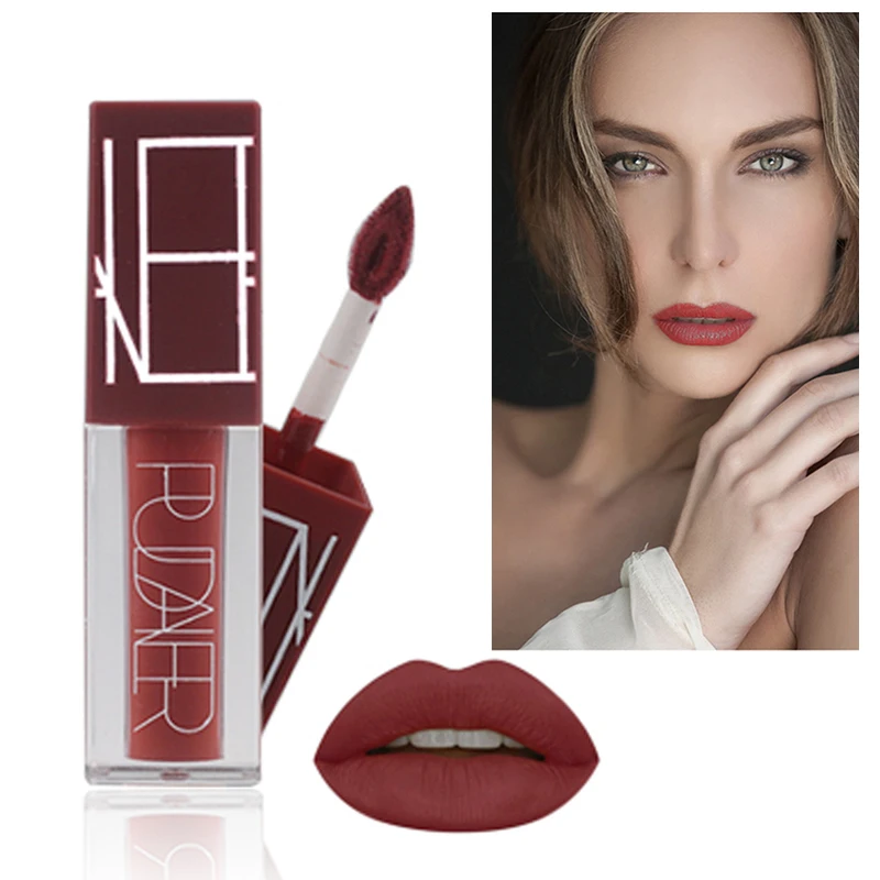 

Pudaier Lip Gloss Waterproof Long Lasting Hot Sexy Lip Tint 5 Color Matte Liquid Lipstick Lip Liner Pen Makeup Cosmetics TSLM1