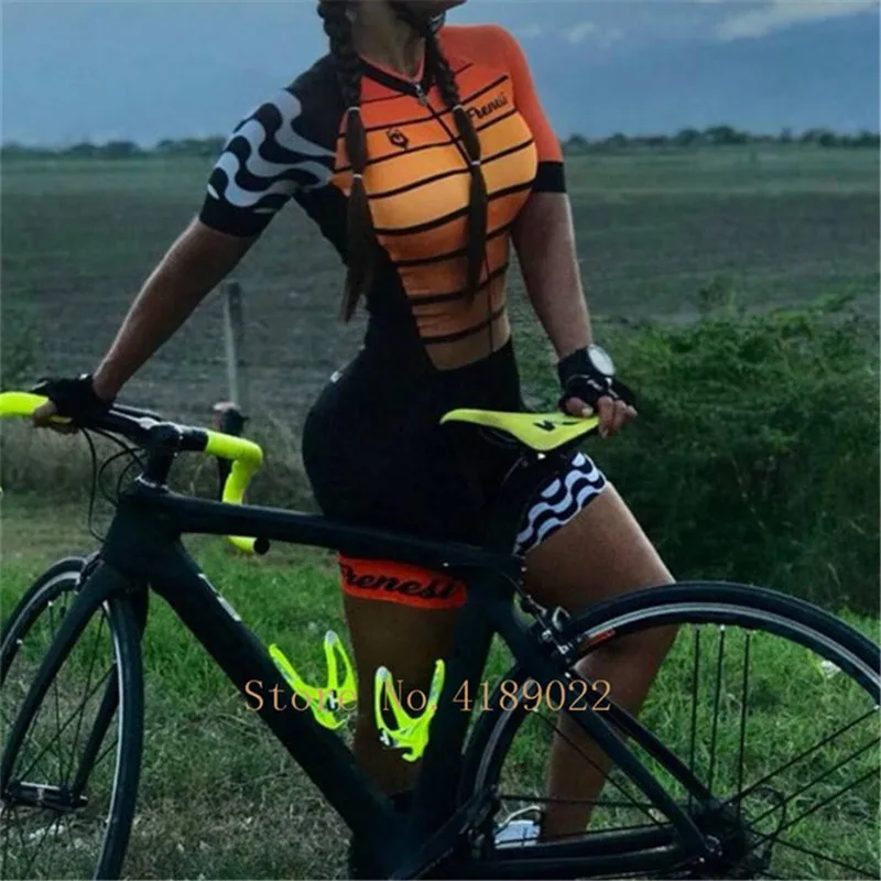 2019 bicycle professional competition cycling skinsuit triathlon suit frenesi women summer short sleeve bike set roupa ciclismo