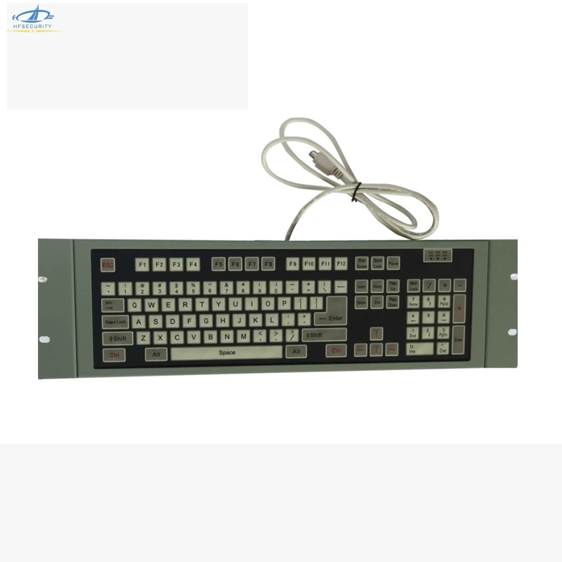 [HFSECURITY] Industrial Waterproof Keyboard PS/2 105 keys