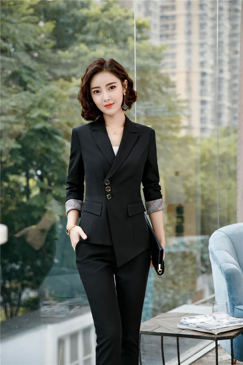 Новинка 2018 года стили весна осень с длинными асимметричными рукавами пиджаки и куртки пальто для бизнес для женщин женские верхняя одежда