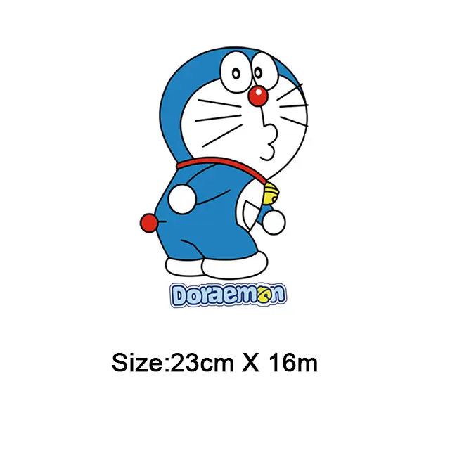 Doraemon iron on нашивки для одежды семья мультфильм наклейки diy аксессуары теплопередача для футболки parches termoadhesivos ropa - Цвет: NO.1