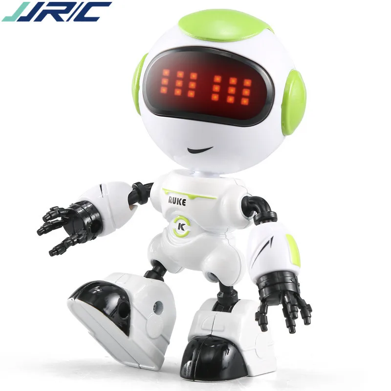 JJRC R8/R9 робот с сенсорным зондированием, Интеллектуальный светодиодный, умный, для глаз, голосовой, сделай сам, для тела, осанка, Детская Подарочная игрушка - Цвет: R8 green