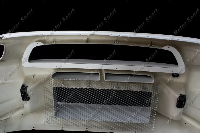 YCEX077L  2008-2012 Mitsubishi Lancer Evolution EVO X VS '17 Ver. Ultimate Style Front Bumper FRP (4)
