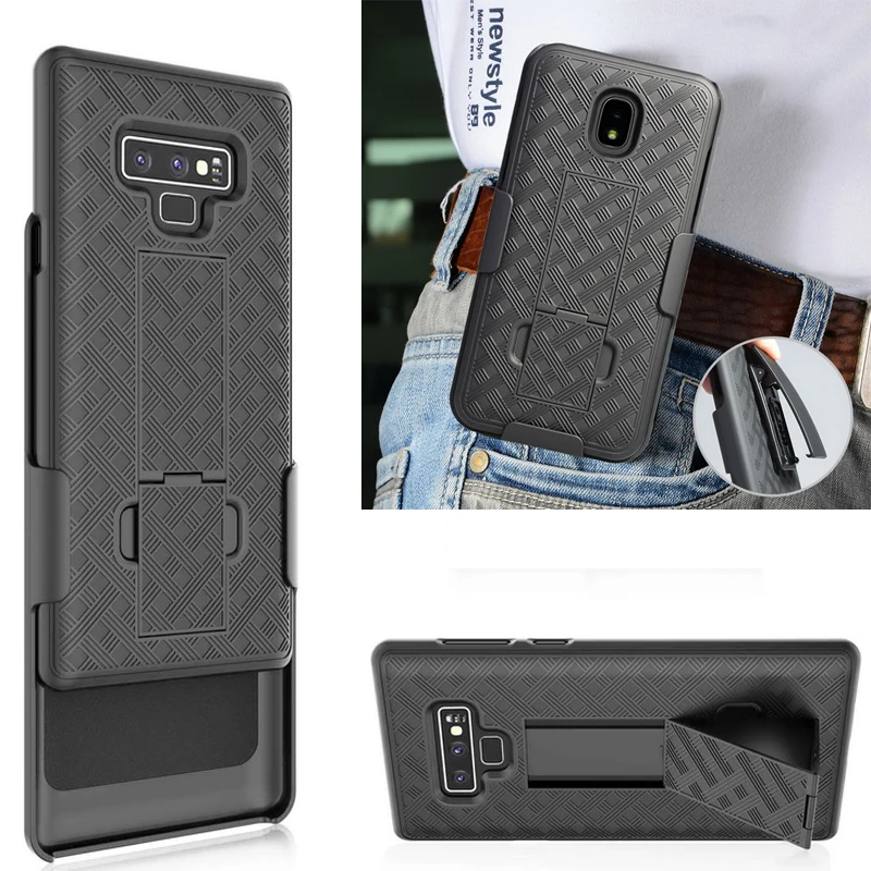 

Shockproof Armor Case For Samsung Galaxy Note9 Note 10+ S9 S10 Plus S10 5G Note8 j7 2018 Kickstand Hard Back Shell Clip Cover