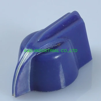 

10pcs Blue Chicken Head Knob For Audio tube Guitar Amplifier Vintage Amp Parts