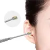 7pcs/set Ear Wax Pickers Cleaner Stainless Steel Earpick Wax Remover Curette Care Ear Pick Cleaner Ear Cleaner Spoon Clean Tool 4