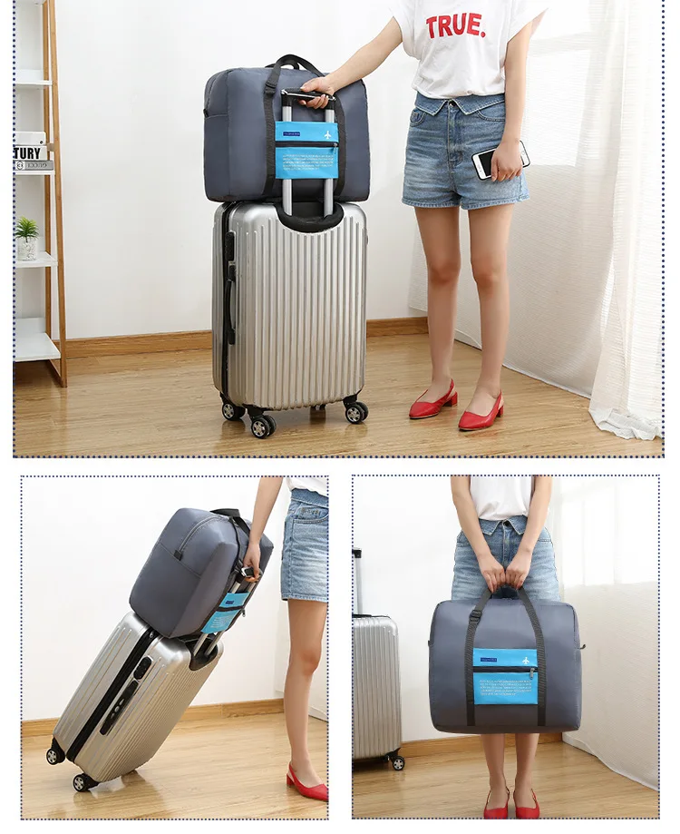 Hot Casual Large Capacity luggage Packing Tote suitcase companion Bag Folding Clothes Storage Pouch Portable Home Storage Bag (16)