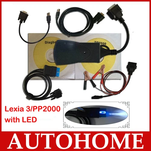 2015 hot with LED CABLE diagbox 7 56 software 2015 Best price lexia3 Diagnostic Tool pp2000