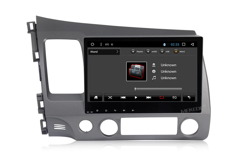 Top allwiner T3 1024x600 HD 2DIN Android 7.1 Car Head Unit for Honda Civic 2006-2011 DVD GPS with Radio RDS BT Mirror-Link Wifi 10