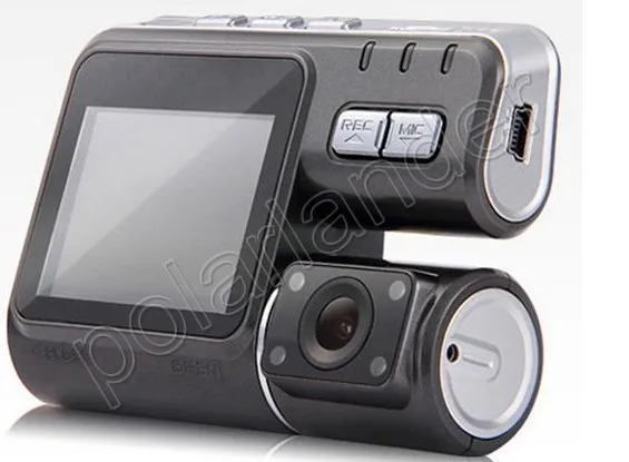 Двойной объектив 2 дюймовый монитор 120 с широкоугольным объективом с углом обзора Видеорегистраторы для автомобилей с заднего вида камера, видеорегистратор для автомобиля, Регистраторы видеокамера