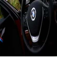Рулевого колеса автомобиля центр украшения кольцо Клей Стайлинг для BMW 1 3 4 5 7 серии M3 M5 GT3 E81 e87 F30 34 F10 GT5 X1 X3 X5 X6