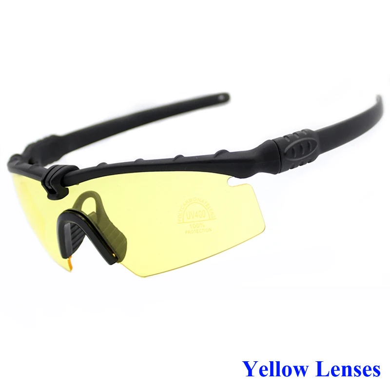 Спортивные поляризационные тактические очки военные очки армейские солнечные очки мужские с 4 линзами защитные очки для охоты
