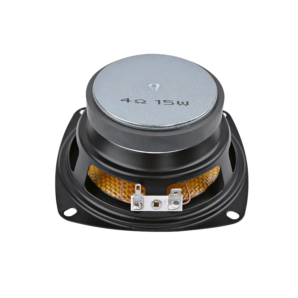 AIYIMA 1Pc 4Inch Audio Portable Speaker Ohm 15W Bass