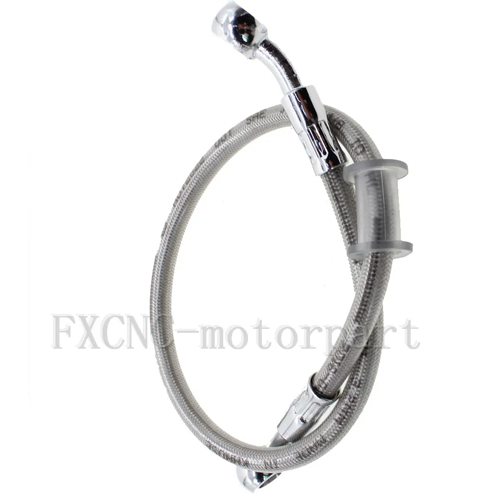 

FXCNC Universal Motorcycle 150cm Brake Oil Hose Line Banjo Fitting Metal Braided Free Shipping