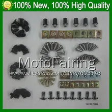 Fairing bolts full screw kit For KAWASAKI NINJA ZX2R ZXR250 ZX 2R ZXR 250 ZX-2R ZXR-250 1990 1991 1992 A1225 Nuts bolt screws