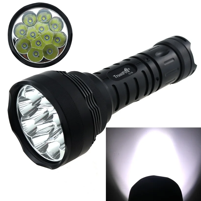 TrustFire 15000 люмен светодиодный фонарик лампы 12x CREE XM L T6 5 Режим тактический фонарь