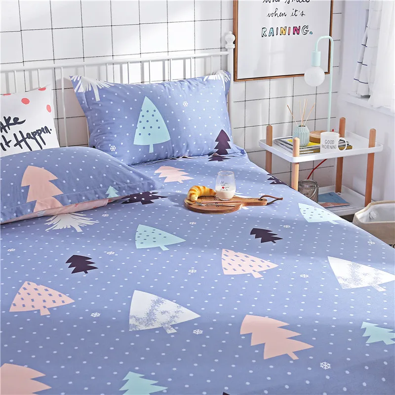 100%-Cotton-Flat-Sheet-3-Pieces-Modern-Forest-Printing-Sheet-Set-Twin-Full-Queen-King-Size-Bed-Sheets-Single-Double-Bed-Linen-2