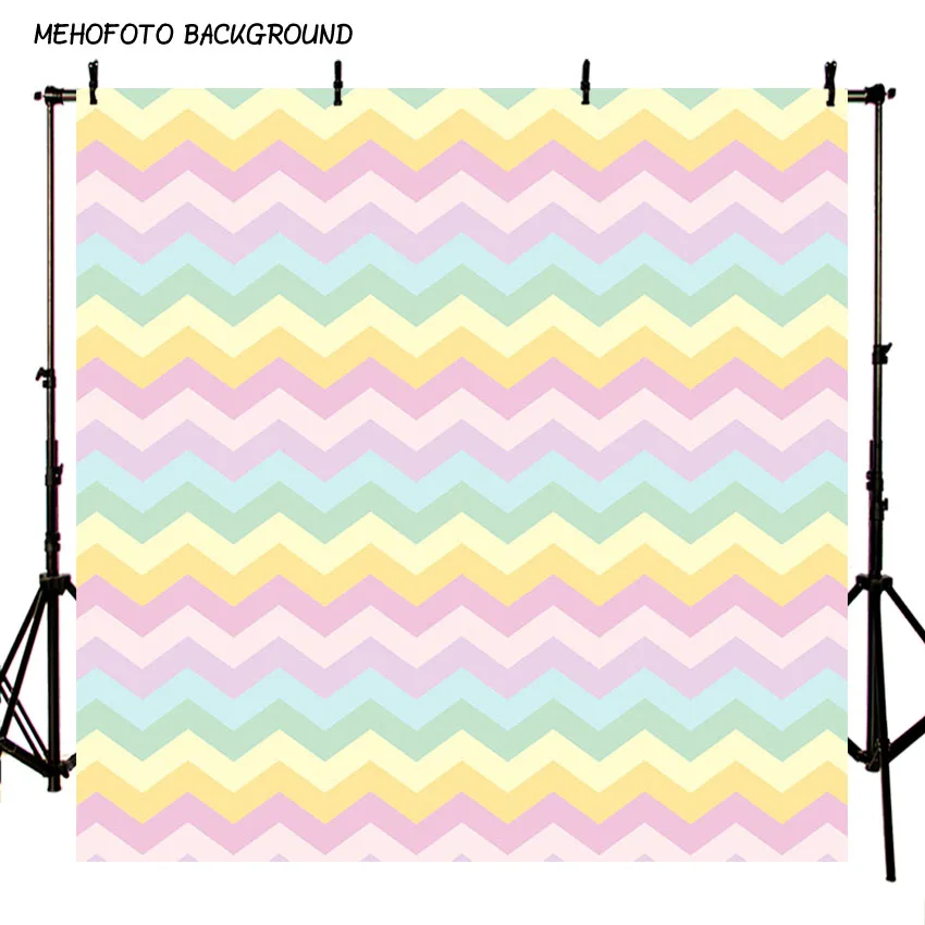 vinyl photography backdrop Multicolor Wave stripe newborn baby photo backdrop photocall fotografia backgrounds for photo studio