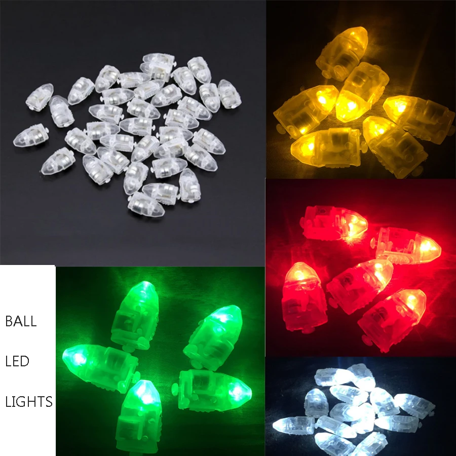 

YINGTOUMAN 10pcs/lot Flash LED RGB Lamps Balloon LED Lights for Paper Lantern Balloon Light Baby Shower Wedding Decoration Gifts