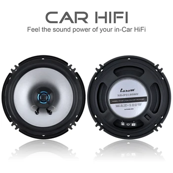 

2pcs 6.5 Inch 100W 2 Way Car Coaxial Vehicle Door Auto Audio Music Stereo Full Range Frequency Hifi Speakers for Car Vehicle