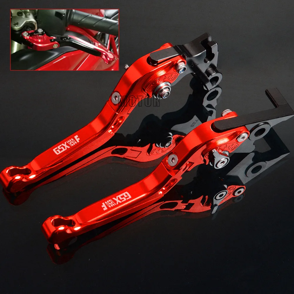 

For SUZUKI GSX1250 F/SA/ABS GSX1250FA GSX 1250 FA 2010-2016 Adjustable Motorcycle Brake Clutch Levers Folding Extendable Levers