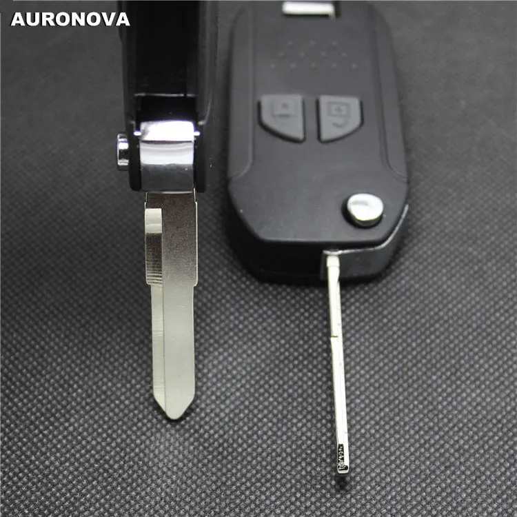 Auronva новое обновление складной ключ оболочки для Suzuki Sx4 Swift Jimny 2 кнопки модифицированный чехол для дистанционного ключа от машины