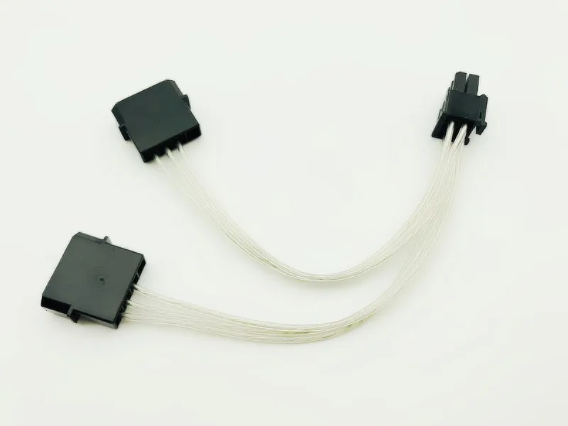 5 шт. двойной 4Pin Molex IDE до 6Pin PCIE графическая карта питание Кабель адаптер PC видео карты Соединительный кабель конвертер для добычи