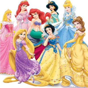 Free Shipping Princess Wall Stickers Girl Children Bedroom Wall