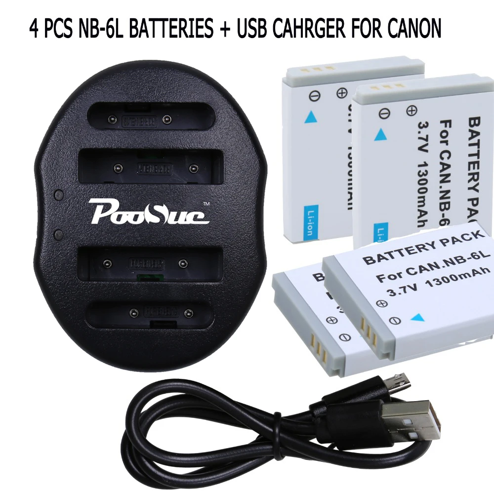 Аккумулятор NB 6LH nb 6lh 6l nb6l для зарядного устройства Canon HS SX520 SX530 SX540 SX600 SX610 SX700 SX710 IXUS