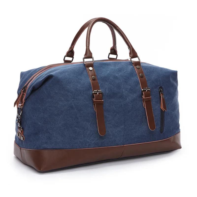 

BERAGHINI Canvas Men Travel Bags Large Capacity Male Hand Luggage Travel Duffle Weekend Bag Multifunctional Women Travel Totes