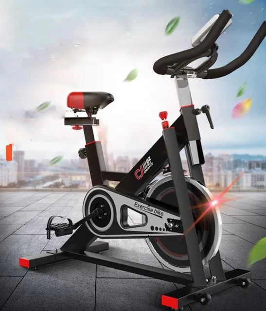 Cheap Dynamic sense Single car Household interior stationary bike Magnetic quiet pedal control exercise bike to lose weight/210907