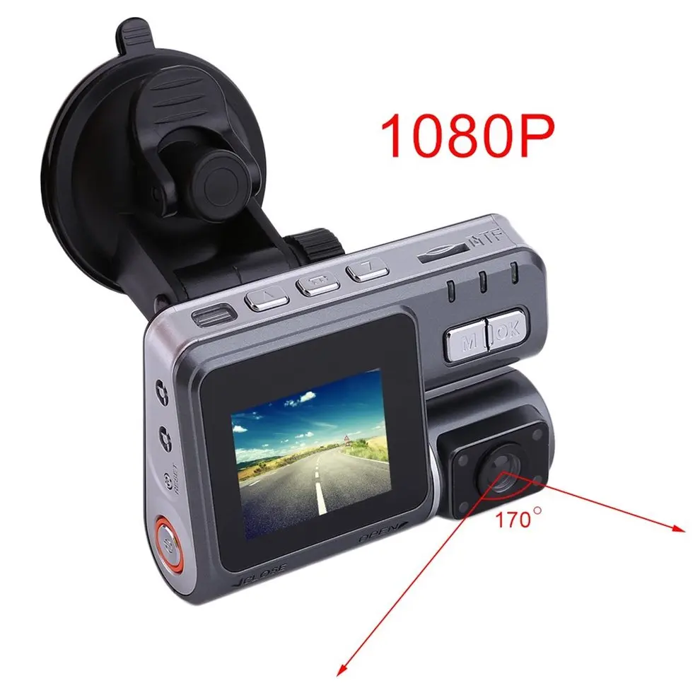 120 градусов широкий угол высокой четкости 1280*720P Автомобильный видеорегистратор Камера с тахографом G сенсор Поддержка ночного видения циклическая запись