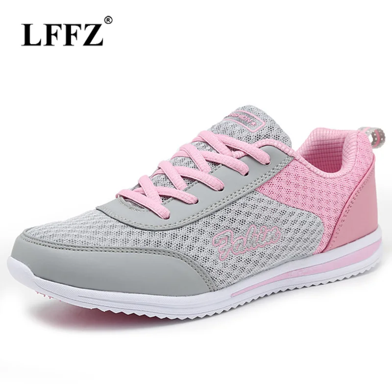 

Lzzf 2018 Korean Summer Autumn Casual Women Shoes Breathable Mesh Zapatillas Shoes Woman Network Soft Wild Flats White Sneakers