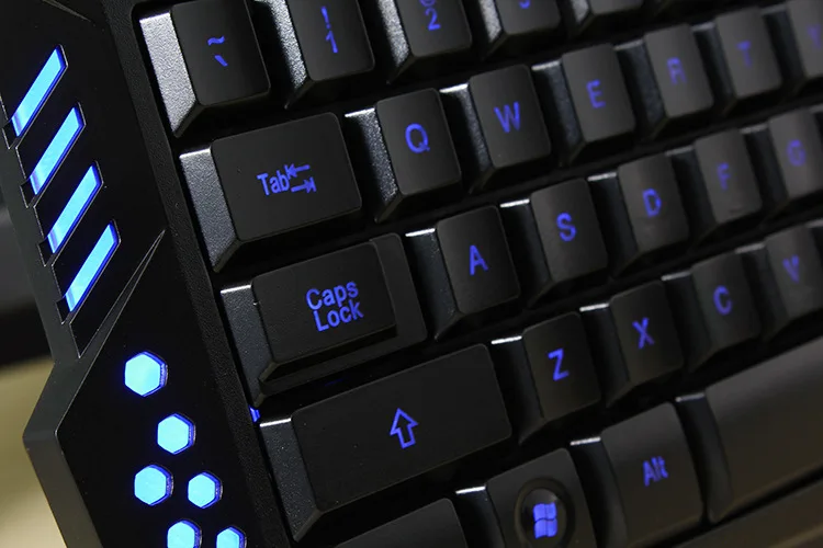  New Red/Purple/Blue Led Backlight USB Wired Laptop PC Pro Gaming Keyboard Mouse Combo for LOL Dota 