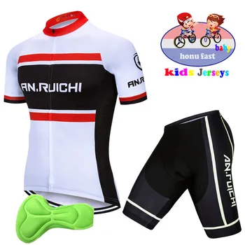 

Cycling Jersey Set Pro Team Summer Kids Cycling Set Racing 2019 cycling Clothing Suit Breathable Mountain Bike Clothes