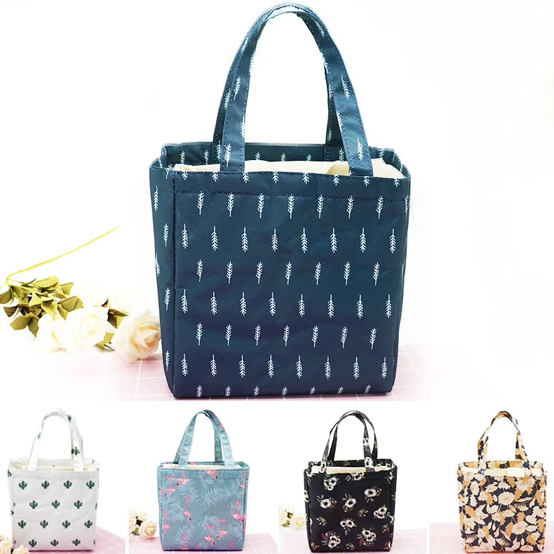 

New Fresh Insulation Cold Bales Thermal Oxford Lunch Bag Waterproof Convenient Leisure Bag Cute Cuctas Tote 1PC