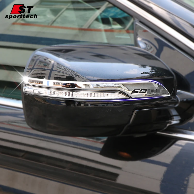 Car Styling Rearview Mirror Sticker For Ford Edge ABS Chromium Styling