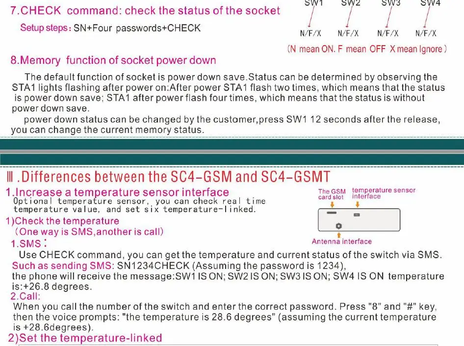 GSM пульт дистанционного управления сетевой полосы/4 розетки GSM электрическая розетка полосы мобильного телефона дистанционного управления gsm розетка