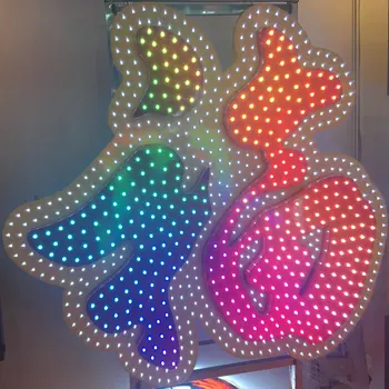 

3000pcs DC5V DC12V WS2811 IC Square LED Modules String Light Full Color IP68 Outdoor Waterproof Advertisement LED Pixel Lights